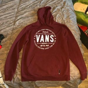 Vans Men’s Hoodie - Maroon